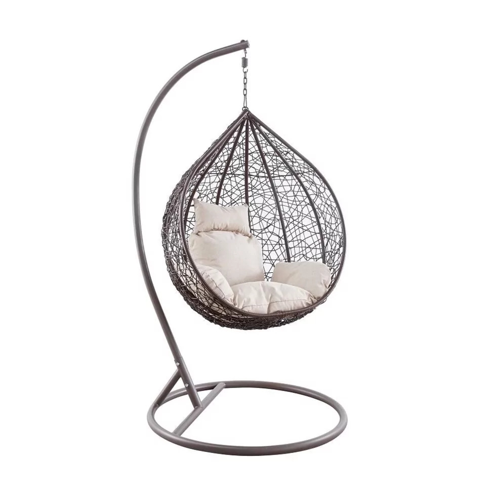 Подвесные кресла из ротанга капля