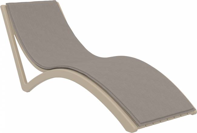 Матрас для шезлонга Slim светло-коричневый 2040х620х30 мм Матрас для шезлонга Slim светло-коричневый 2040х620х30 мм