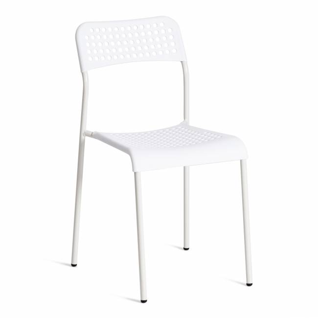 Стул ADDE (mod. C-049) / 1 шт. в упаковке металл/пластик, 39 х 49 х 78 см, White (белый) белый металл/пластик
