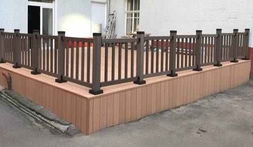 Ограждения Holzhof WoodStyle с тиснением "под дерево", венге (комплект в коробке)	