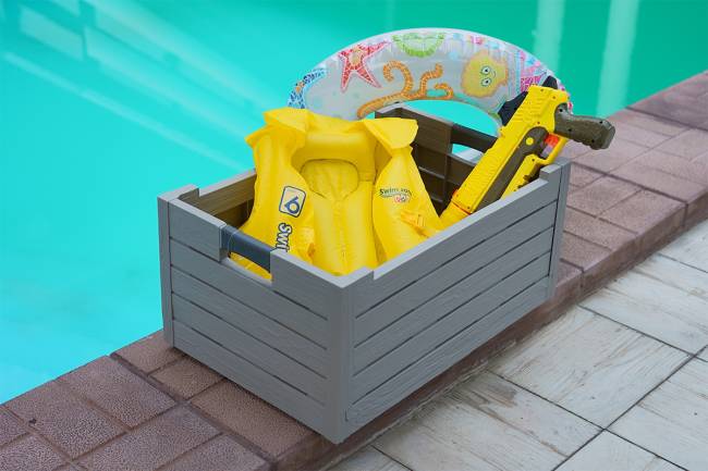 Ящик пластиковый складной Toomax Florida 50л, светло-серый Ящик пластиковый складной Toomax Florida 50л, светло-серый