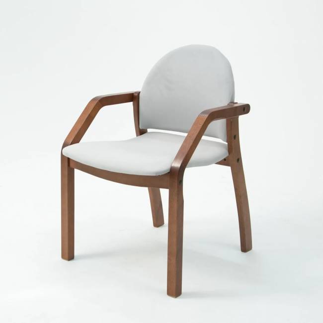 Стул-кресло Джуно 2.0 орех/серый