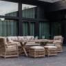 Обеденный комплект ALBERT из искусственного ротанга
