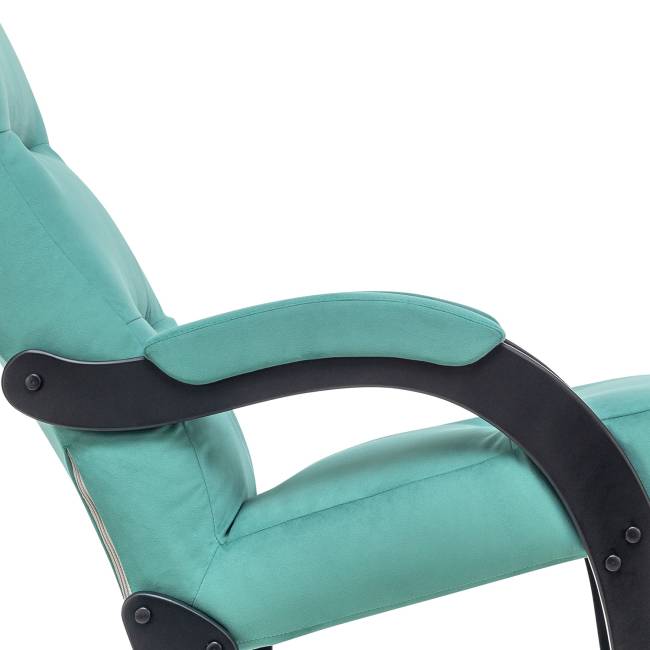 Кресло-качалка Leset Дэми Венге V43 зелёный