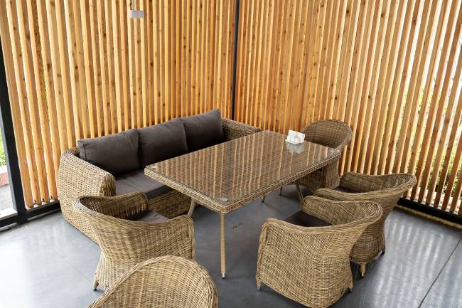 "Кальяри" диван из искусственного ротанга (гиацинт) трехместный, цвет соломенный "Кальяри" диван из искусственного ротанга (гиацинт) трехместный, цвет соломенный