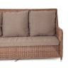 "Гляссе" диван трехместный из искусственного ротанга, цвет коричневый "Гляссе" диван трехместный из искусственного ротанга, цвет коричневый