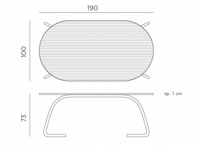 Стол стеклянный обеденный Nardi, Loto Dinner Стол стеклянный обеденный Nardi, Loto Dinner