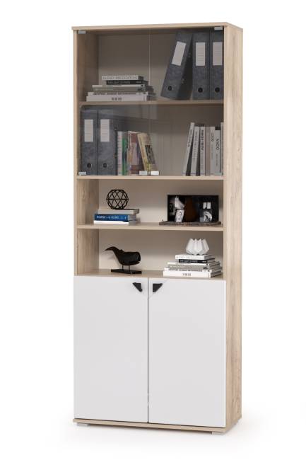 Бостон Компоновка № 11 цвет дуб эндгрейн элегантный/фасады МДФ милк рикамо софт