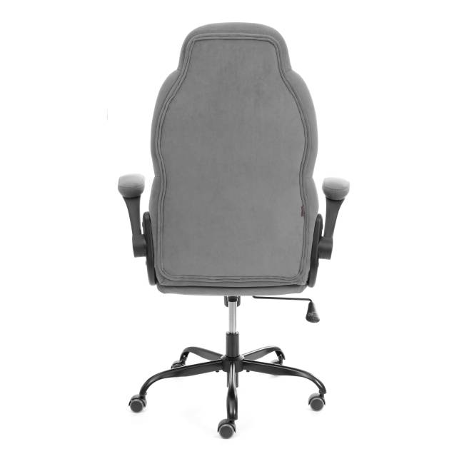 Кресло BAZUKA metalBL велюр, серый, 29 серый велюр