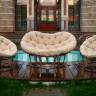 ТЕРРАСНЫЙ КОМПЛЕКТ Mamasan + Papasan + Стол (Какао) ТЕРРАСНЫЙ КОМПЛЕКТ Mamasan + Papasan + Стол (Какао)