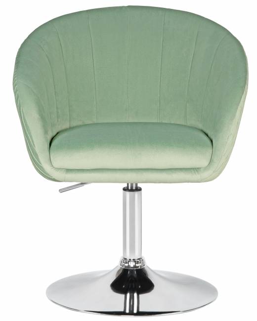 Кресло дизайнерское DOBRIN EDISON, мятный велюр (1922-8)