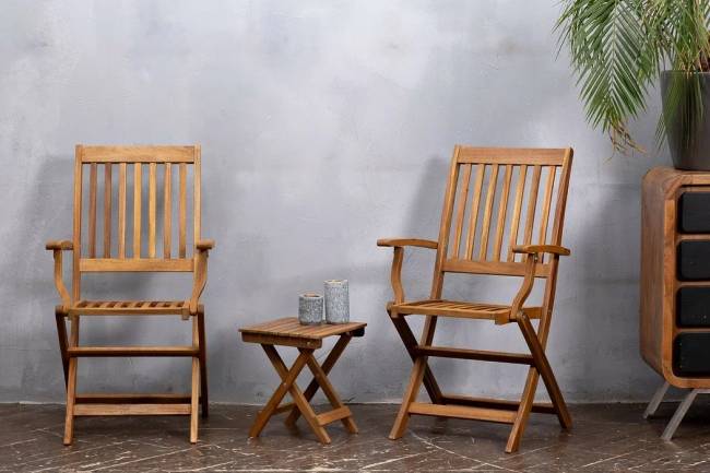 Стул из акции OXFORD складной с подлокотниками