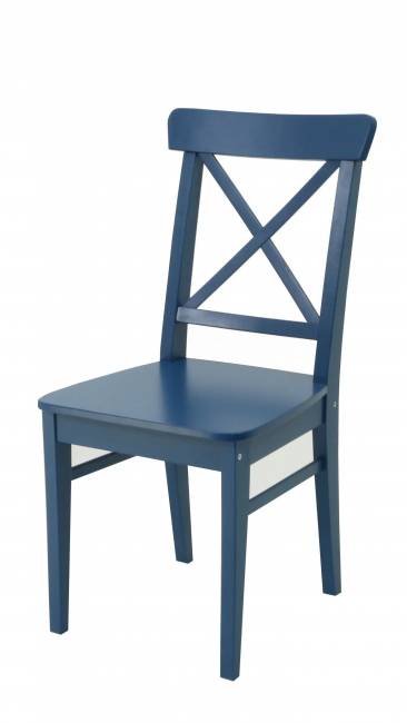 Обеденная группа Брамос К 100 орех со стульями Ингольф синий