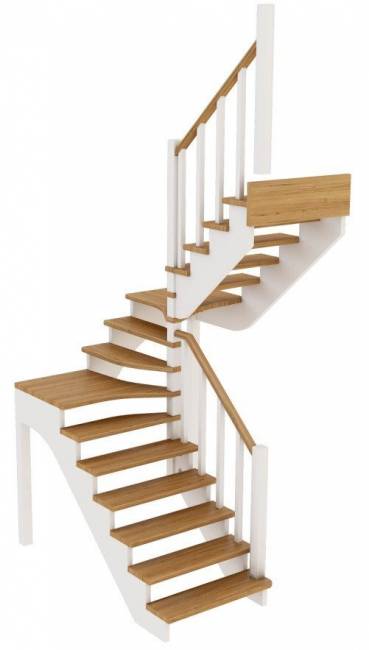 Деревянная лестница К-033м