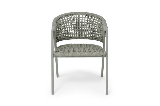 "Амстердам" плетеный стул из искусственного ротанга, цвет серый