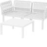 Комплект пластиковой мебели Portofino Lounge белый, светло-коричневый