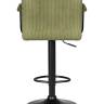 Стул барный DOBRIN KRUGER ARM BLACK, зеленый вельвет (LAR-E2041-7)