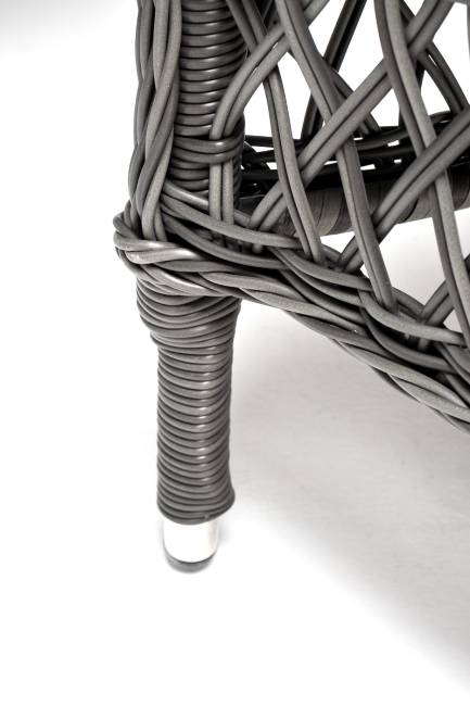 "Сицилия" обеденная группа плетеная, цвет графит "Сицилия" обеденная группа плетеная, цвет графит