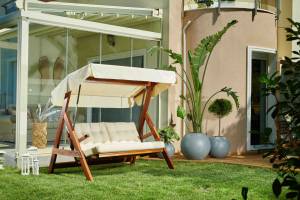 Садовый качели PARIS, бежевые