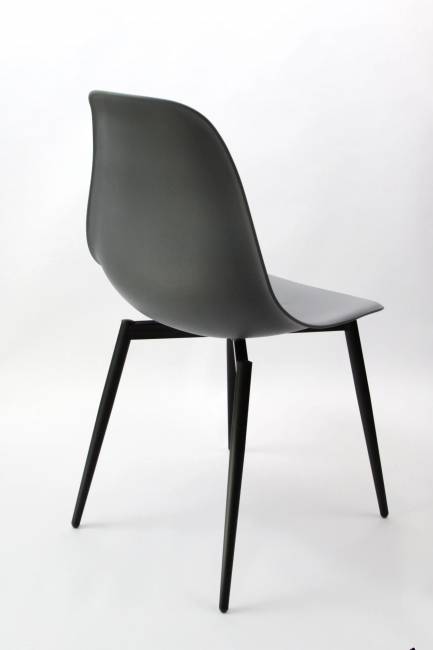 Стул Туссе чёрный /серый