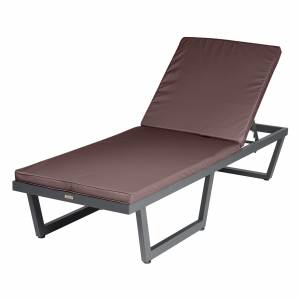 Шезлонг-лежак из алюминия с матрасиком G501.0E04