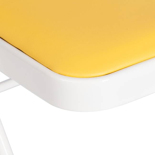 Стул складной FOLDER (mod. 3022G) / 1 шт. в упаковке каркас: металл, сиденье/спинка: экокожа, 46.5 х 47.5 х 79 см, yellow (желтый) / white (белый) желтый, белый каркас: металл, сиденье/спинка: экокожа Стул складной FOLDER (mod. 3022G) / 1 шт. в упаковке каркас: металл, сиденье/спинка: экокожа, 46.5 х 47.5 х 79 см, yellow (желтый) / white (белый) желтый, белый каркас: металл, сиденье/спинка: экокожа