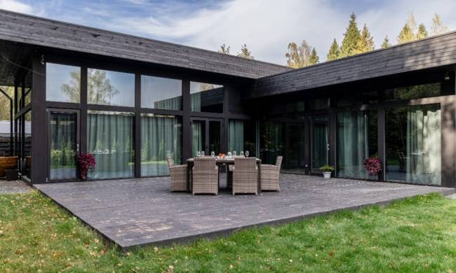 LUDWIG + FIONA обеденный комплект серого цвета