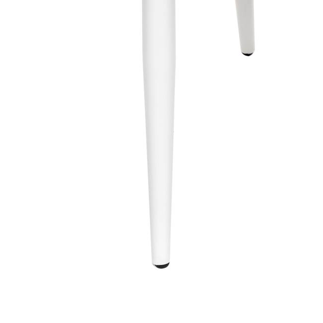 Стул с подлокотниками Leset Слим, каркас Белый, велюр Темно-зеленый Темно-зеленый Белый