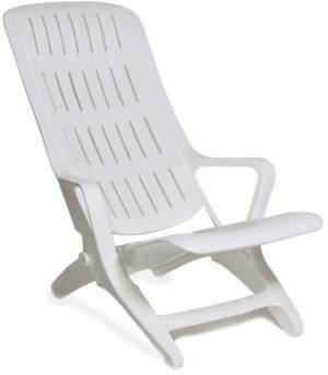 Шезлонг N1, цвет: белый Шезлонг N1, цвет: белый