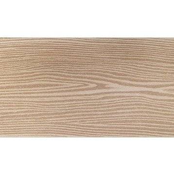 Стартовый профиль ДПК с алюминиевой направляющей, 40*24*3000 мм, кофе с молоком