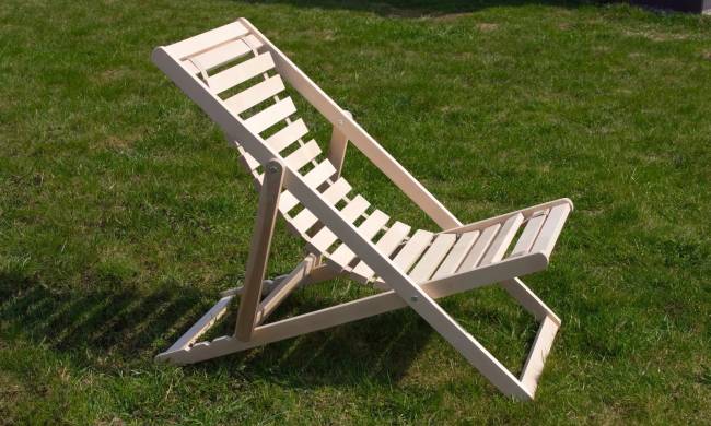 Шезлонг Кампари 45, Натуральное дерево Шезлонг Кампари 45, Натуральное дерево