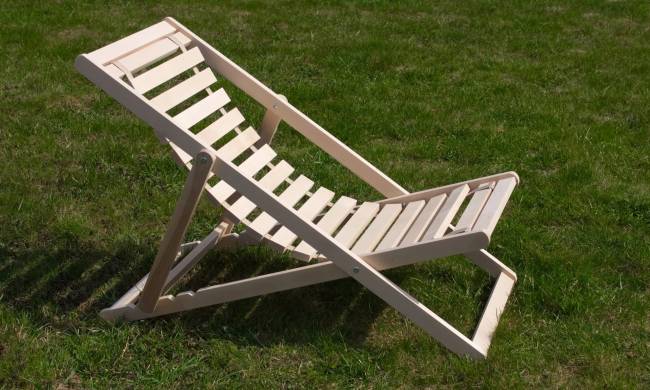 Шезлонг Кампари 45, Натуральное дерево Шезлонг Кампари 45, Натуральное дерево