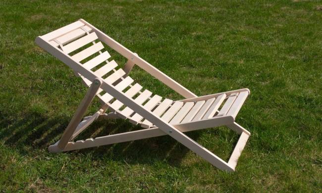 Шезлонг Кампари 45, Натуральное дерево Шезлонг Кампари 45, Натуральное дерево