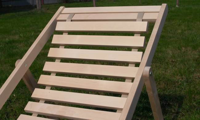 Шезлонг Кампари 45, Натуральное дерево Шезлонг Кампари 45, Натуральное дерево