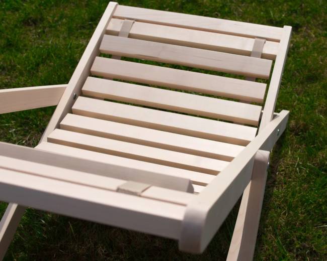 Шезлонг Кампари 45, Натуральное дерево Шезлонг Кампари 45, Натуральное дерево