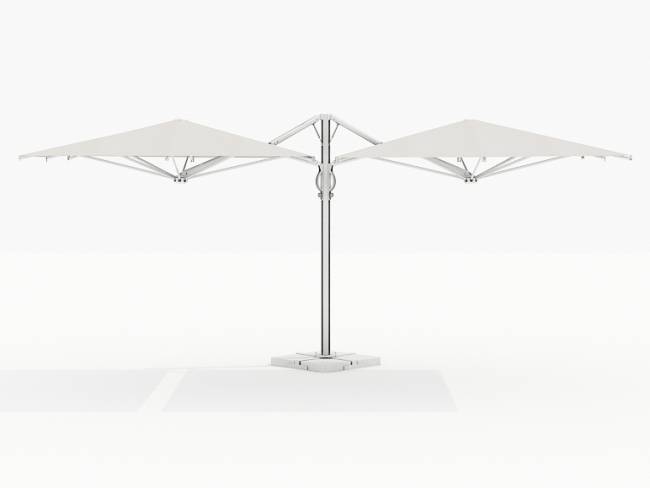 Зонт профессиональный двухкупольный 3.5х7.5 м Galaxia Dual T Carbon антрацит, слоновая кость 3500х7500 мм Зонт профессиональный двухкупольный 3.5х7.5 м Galaxia Dual T Carbon антрацит, слоновая кость 3500х7500 мм