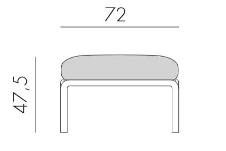 Пуф пластиковый с подушкой Komodo Pouf агава, авокадо 720х720х475 мм Пуф пластиковый с подушкой Komodo Pouf агава, авокадо 720х720х475 мм