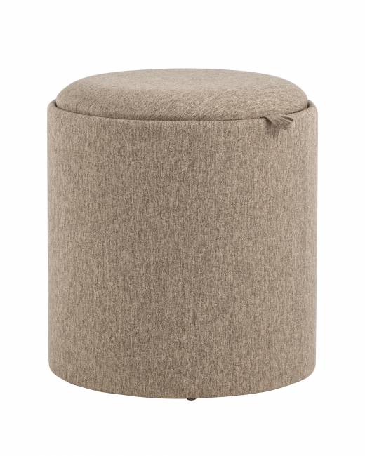 Пуф-столик с ящиком Хюгге S рогожка бежевый