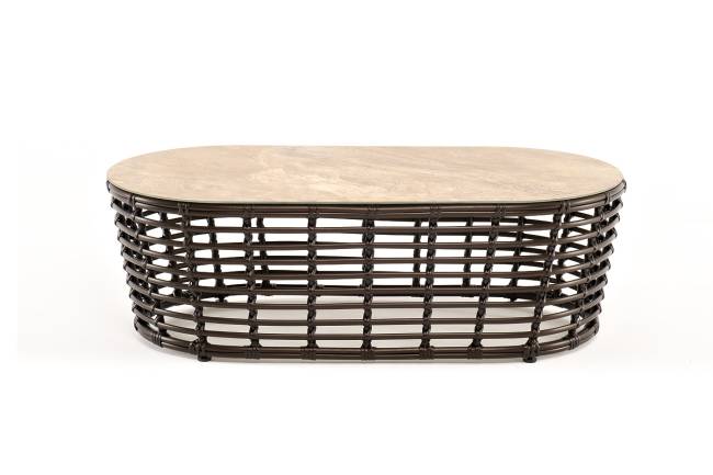 "Валенсия" журнальный столик из искусственного ротанга, цвет бронзовый "Валенсия" журнальный столик из искусственного ротанга, цвет бронзовый