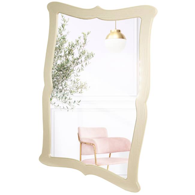 Зеркало навесное Берже 23 слоновая кость 97 см х 67 см Зеркало навесное Берже 23 слоновая кость 97 см х 67 см