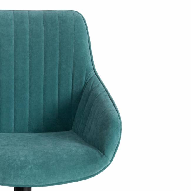 Кресло DUBLIN велюр Clermon, бирюзовый, 140