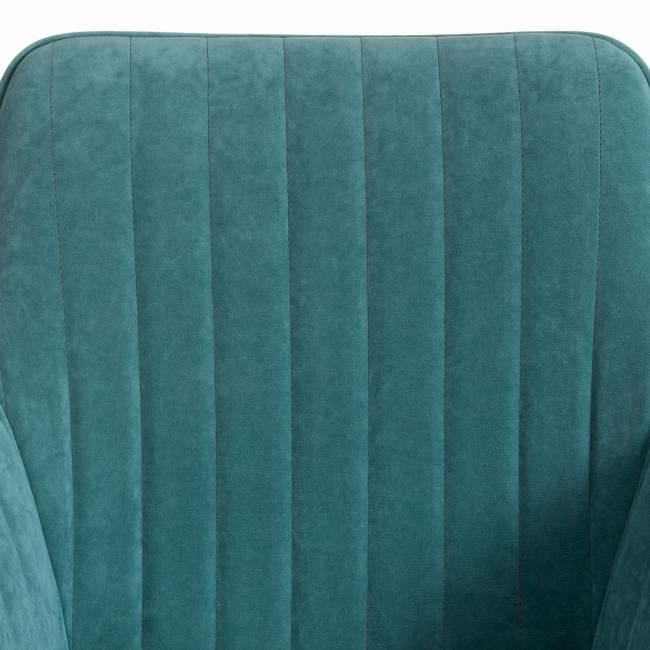 Кресло DUBLIN велюр Clermon, бирюзовый, 140