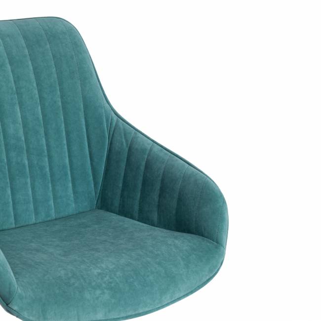 Кресло DUBLIN велюр Clermon, бирюзовый, 140
