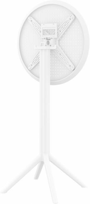 Стол пластиковый барный складной Sky Folding Bar Table 60 белый Ø600х1080 мм Стол пластиковый барный складной Sky Folding Bar Table 60 белый Ø600х1080 мм