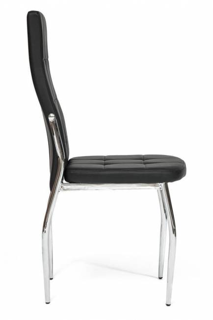 Стул ELFO ( mod.35 ) металл/экокожа, 45х53х100х47см, хром/черный (Комплект из 4 шт.) хром/черный металл/экокожа Стул ELFO ( mod.35 ) металл/экокожа, 45х53х100х47см, хром/черный (Комплект из 4 шт.) хром/черный металл/экокожа