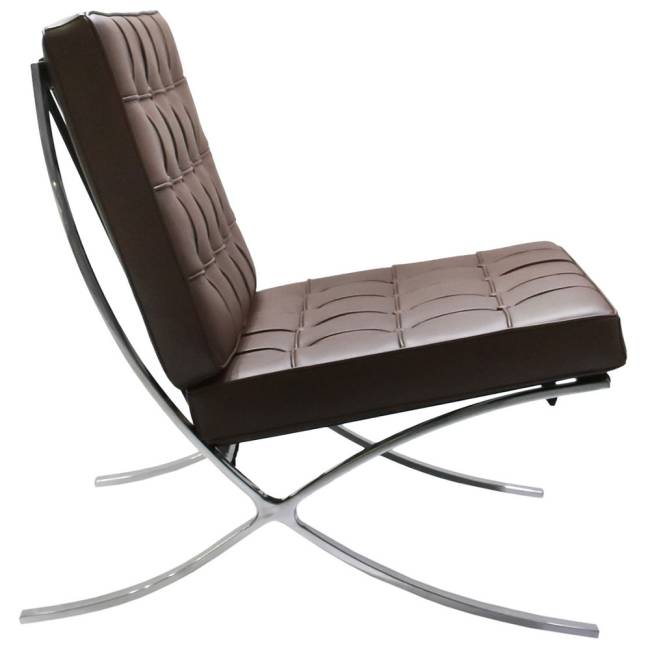 Кресло BARCELONA CHAIR коричневый Кресло BARCELONA CHAIR коричневый