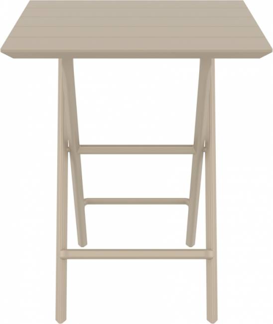 Стол пластиковый складной Helen Folding Table 60 бежевый 600х600х740 мм Стол пластиковый складной Helen Folding Table 60 бежевый 600х600х740 мм