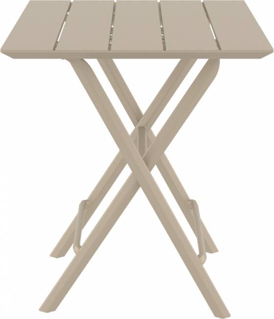 Стол пластиковый складной Helen Folding Table 60 бежевый 600х600х740 мм Стол пластиковый складной Helen Folding Table 60 бежевый 600х600х740 мм