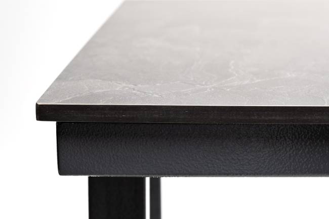 "Рио" стол барный из HPL 140х70см, H110, цвет столешницы "серый гранит" "Рио" стол барный из HPL 140х70см, H110, цвет столешницы "серый гранит"