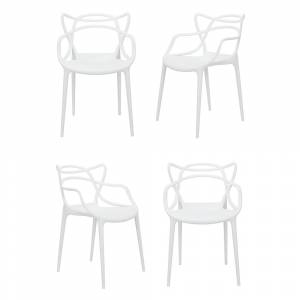 Комплект из 4-х стульев Masters белый